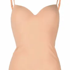 Топ на косточках с вырезом в форме сердца