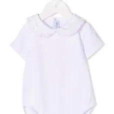 Боди с оборками и воротником Питер Пэн