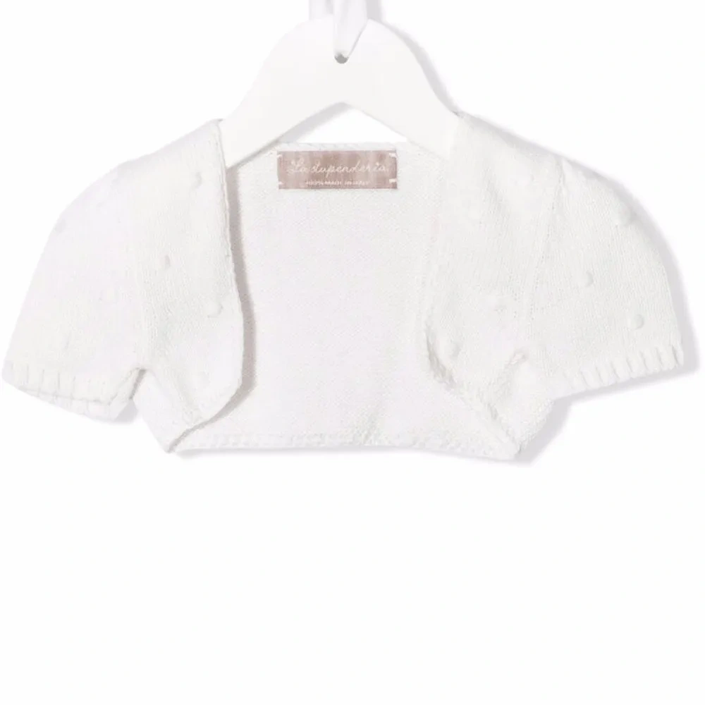 Болеро с вышивкой в горох