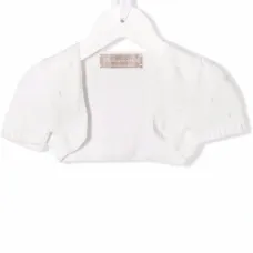 Болеро с вышивкой в горох