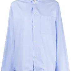 Пижамная поплиновая рубашка