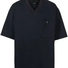 Футболка с контрастной отделкой