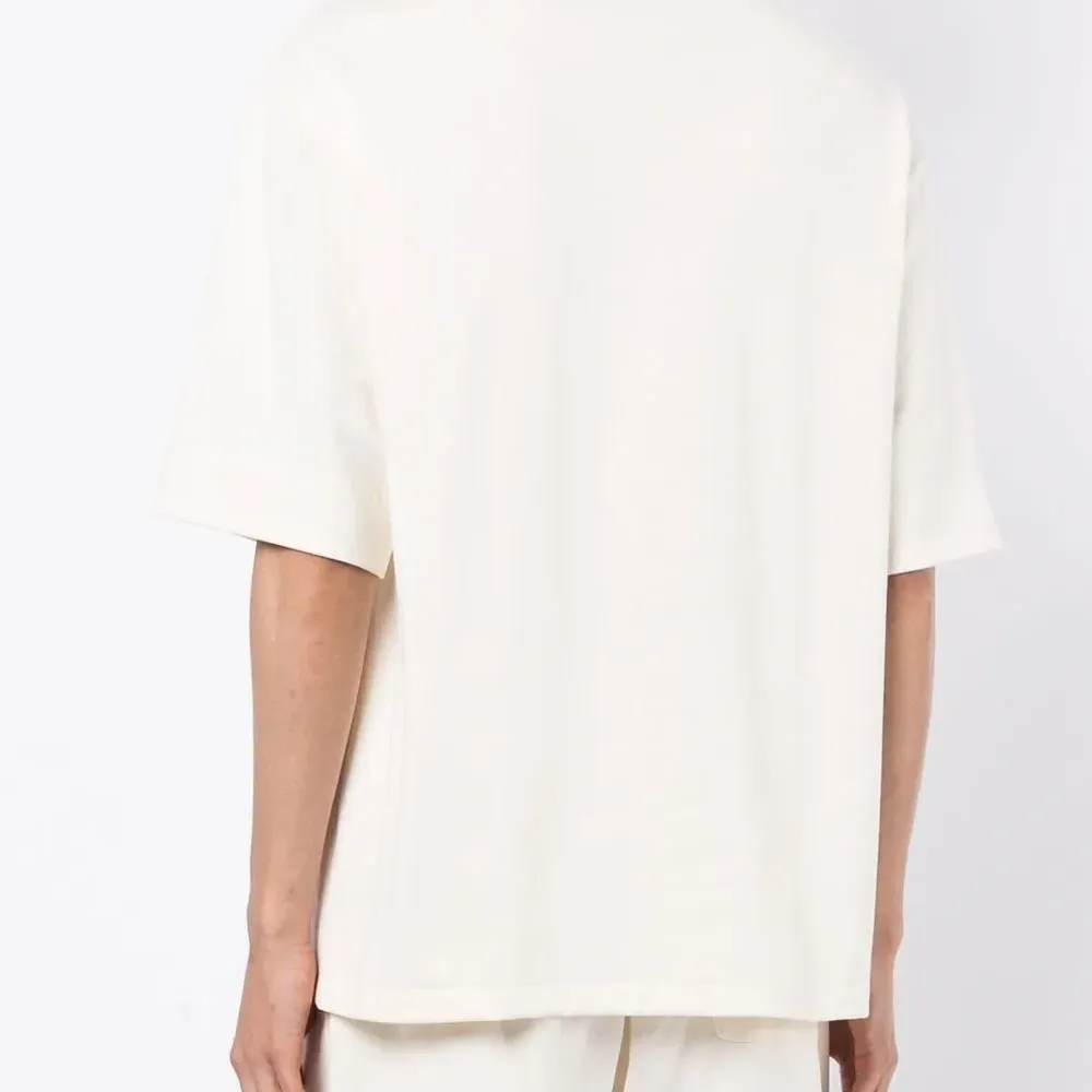 Футболка с контрастной отделкой