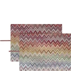 Набор из двух салфеток с узором зигзаг