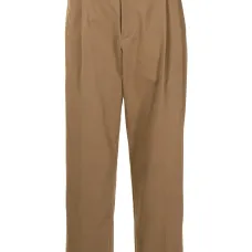 прямые брюки с подворотами