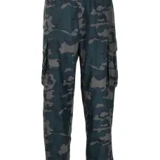 Брюки карго с камуфляжным принтом