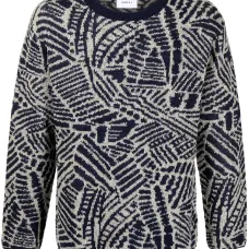 свитер с абстрактным узором