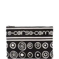 Клатч на молнии с логотипом