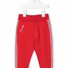 спортивные брюки с вышитым логотипом