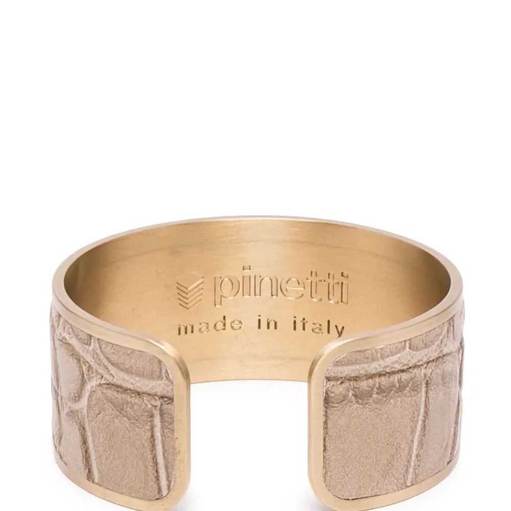 кольцо для салфетки с тиснением под крокодила