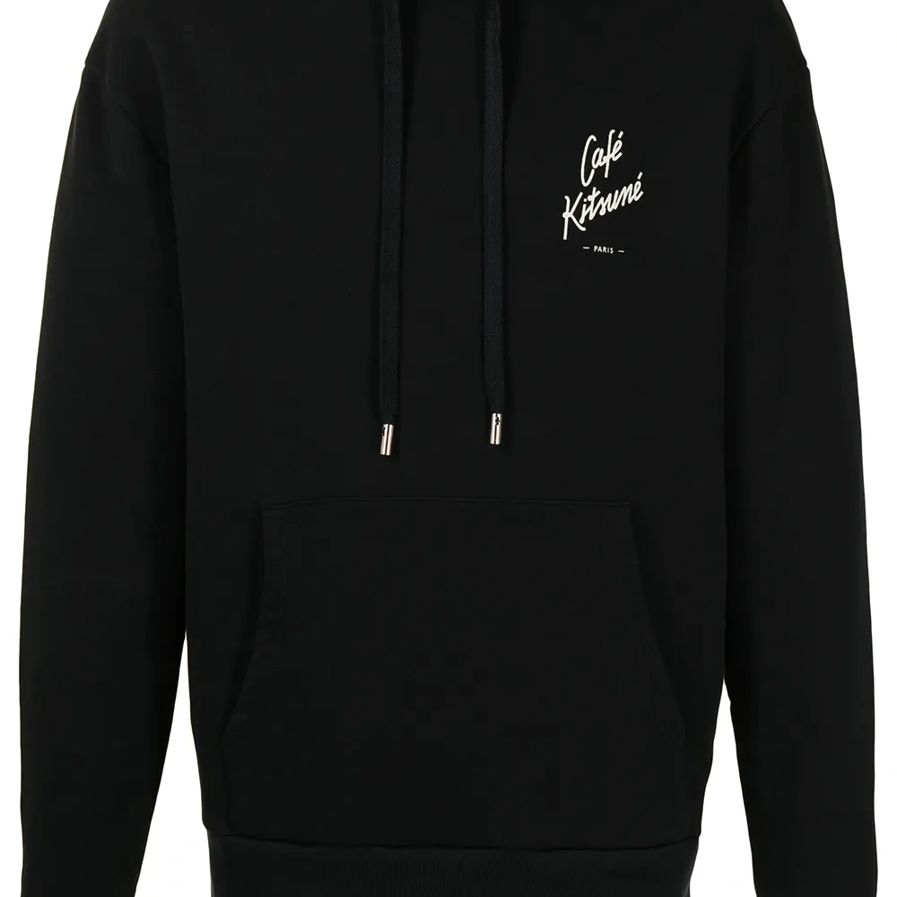 Худи с кулиской и принтом Café Kitsuné