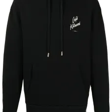 Худи с кулиской и принтом Café Kitsuné