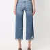 укороченные джинсы средней посадки
