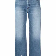 укороченные джинсы средней посадки укороченные джинсы средней посадки