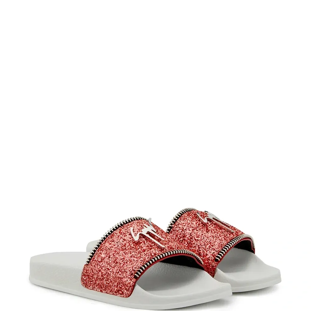 шлепанцы Halley с блестками