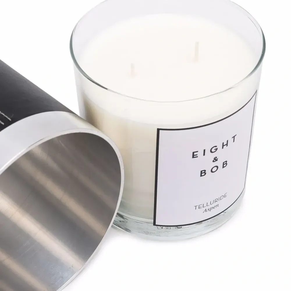 Свеча Telluride в подсвечнике