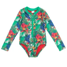 Купальник с цветочным принтом