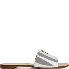 Сандалии Shirley с эффектом металлик