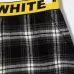 клетчатая мини-юбка с логотипом