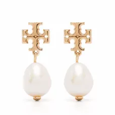 Серьги-кольца Kira с жемчугом