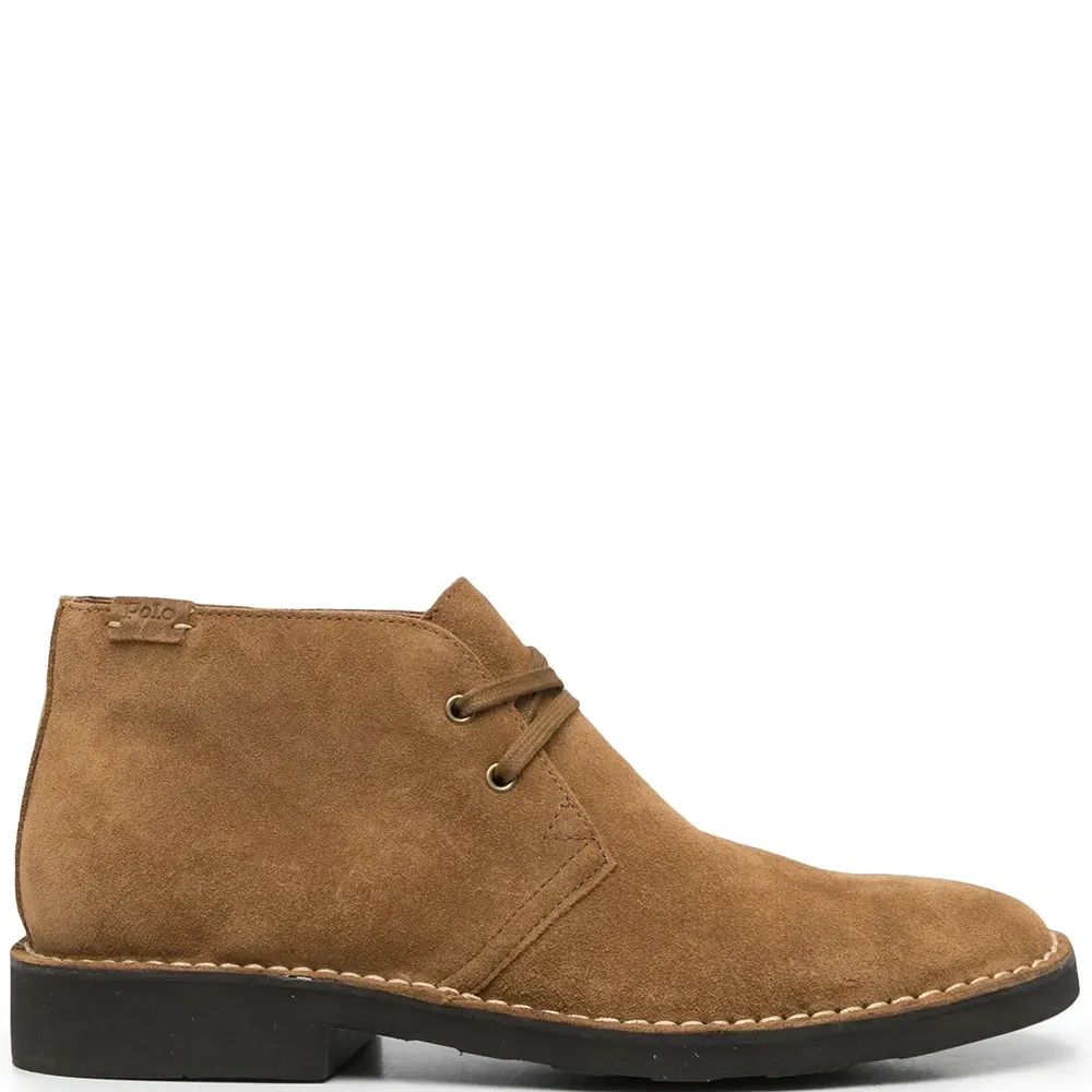 Ботинки с нашивкой-логотипом