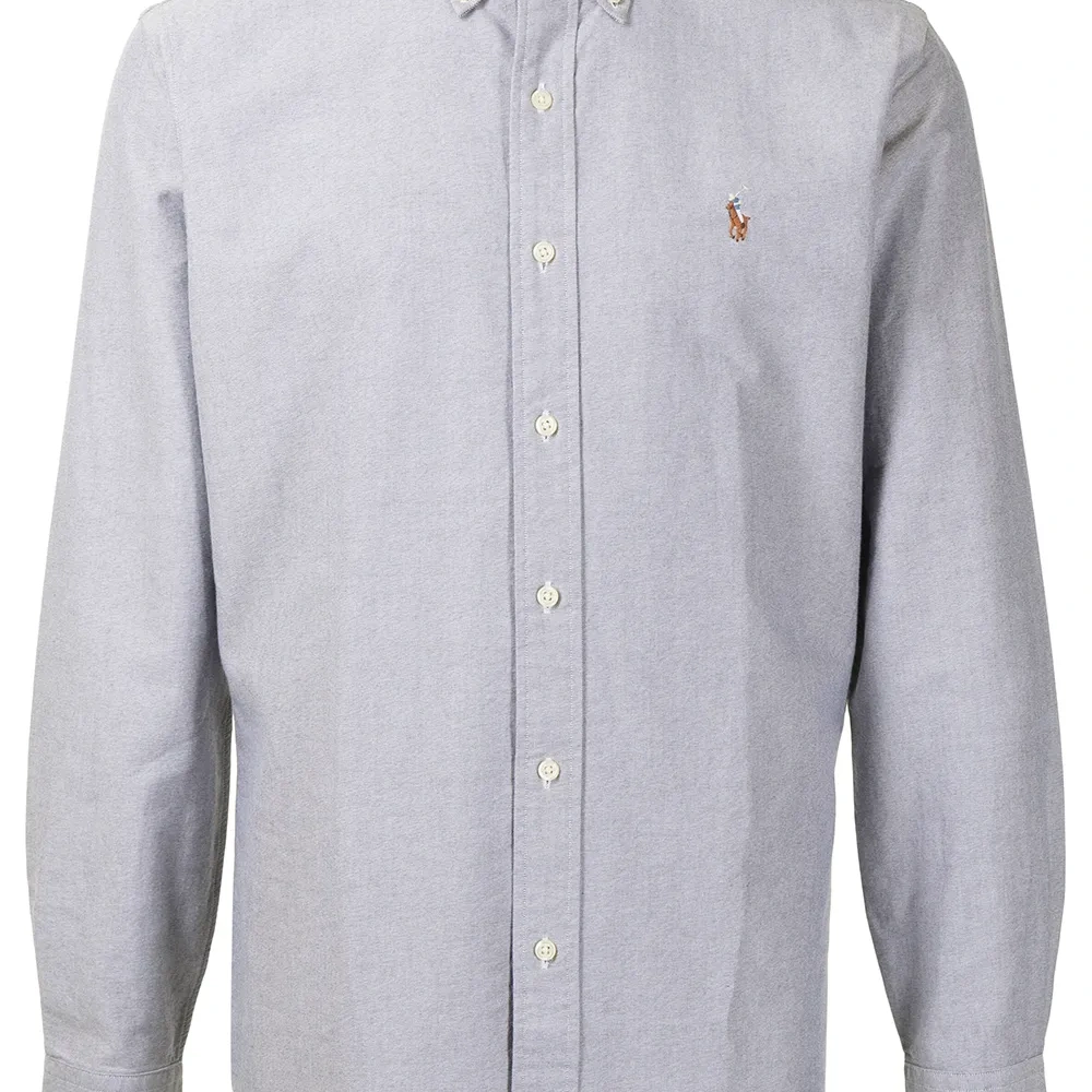 Рубашка с длинными рукавами и вышивкой