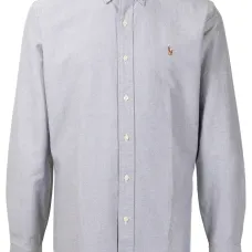 Рубашка с длинными рукавами и вышивкой