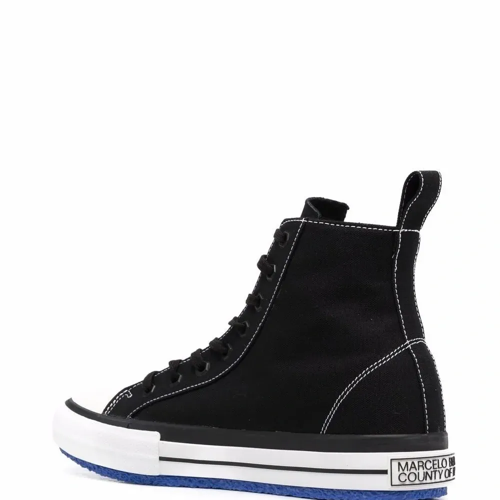 высокие кеды с вышивкой