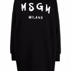 Платье-толстовка с логотипом