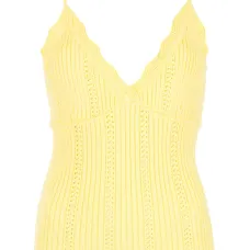 Трикотажный топ на бретелях Трикотажный топ на бретелях