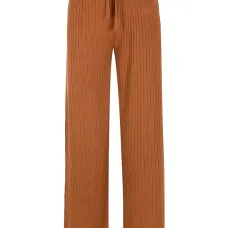 Расклешенные трикотажные брюки