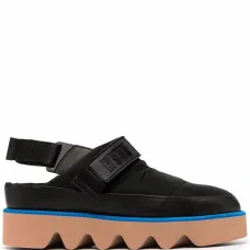 дутые мюли на платформе