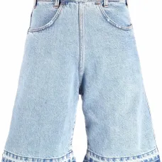 джинсовые шорты широкого кроя джинсовые шорты широкого кроя