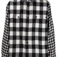 Шерстяная рубашка в клетку