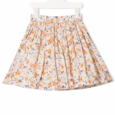 Расклешенная юбка с цветочным принтом