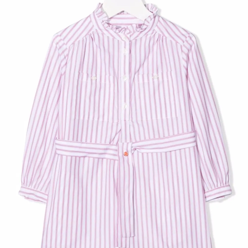 Платье-рубашка в полоску