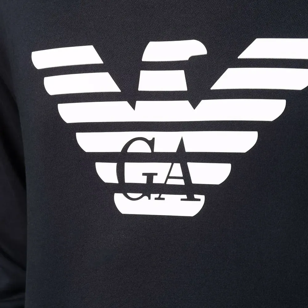 Толстовка с круглым вырезом и логотипом Толстовка с круглым вырезом и логотипом