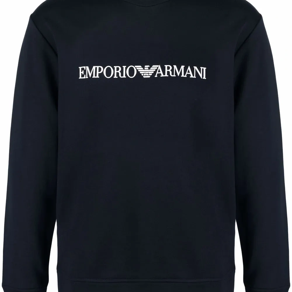 Толстовка с круглым вырезом и логотипом