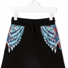 прямая юбка мини с принтом Wings