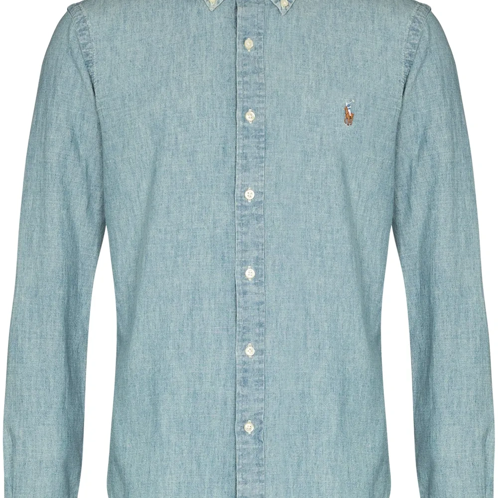 Рубашка Polo Pony из ткани шамбре