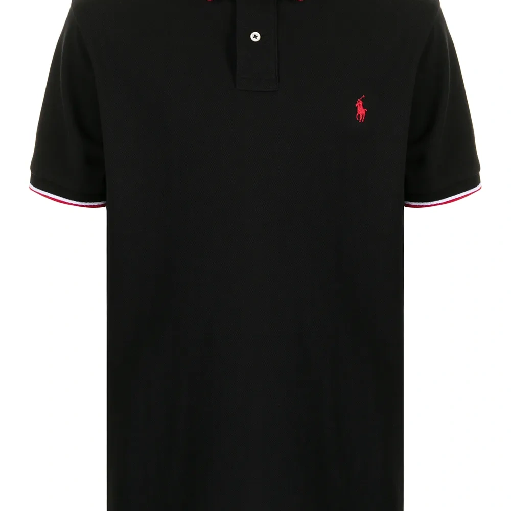 Рубашка поло с вышитым логотипом