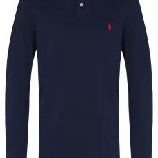 Рубашка поло с длинными рукавами и логотипом Polo Pony