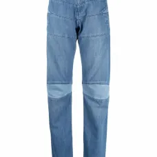 прямые джинсы с завышенной талией