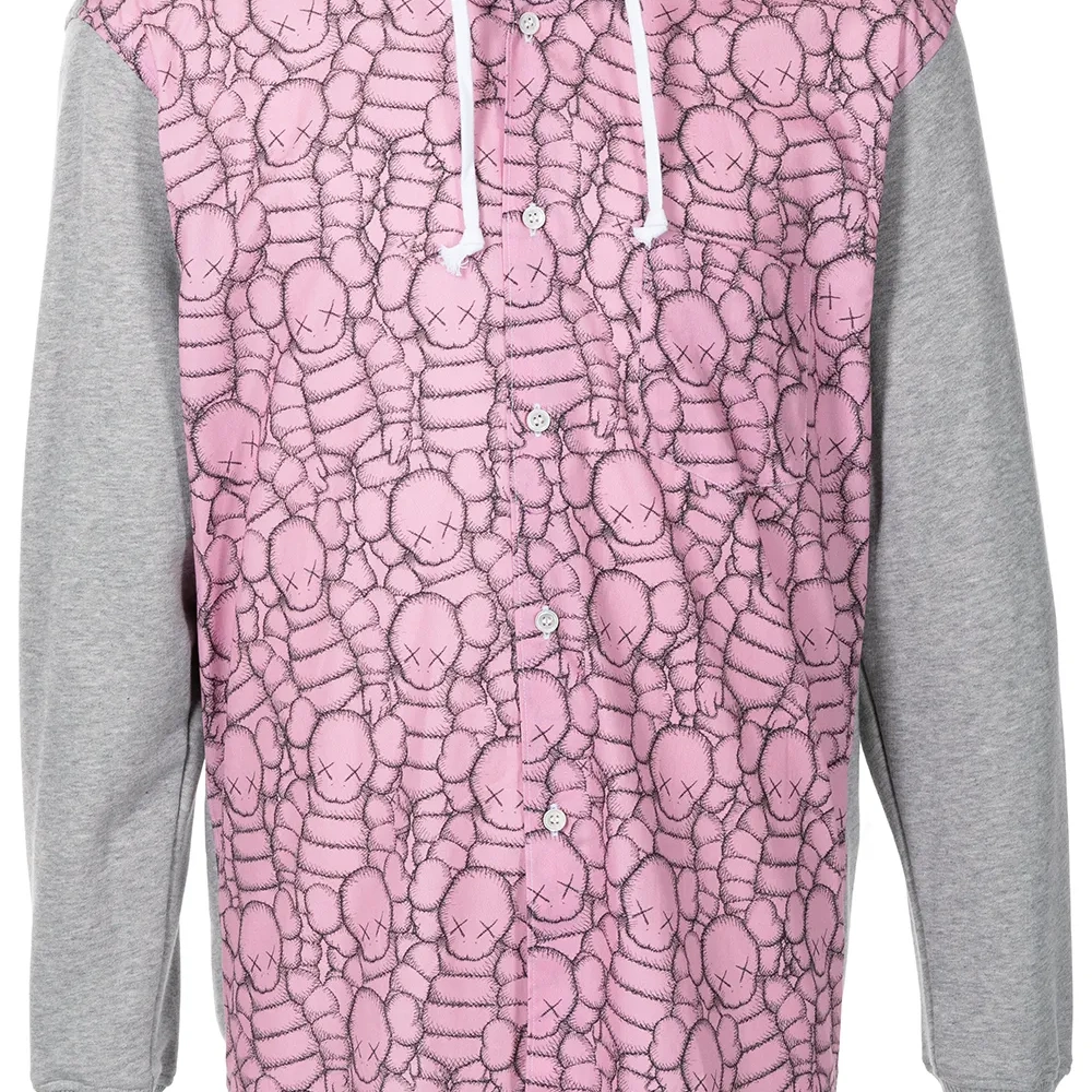 Худи в стиле колор-блок