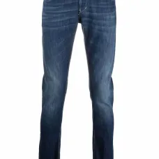 Узкие джинсы средней посадки