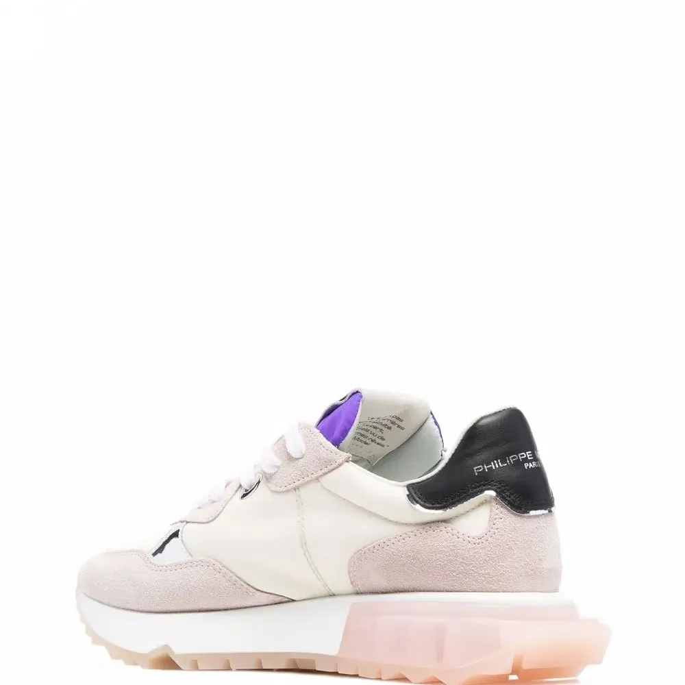 кроссовки со вставками в стиле колор-блок