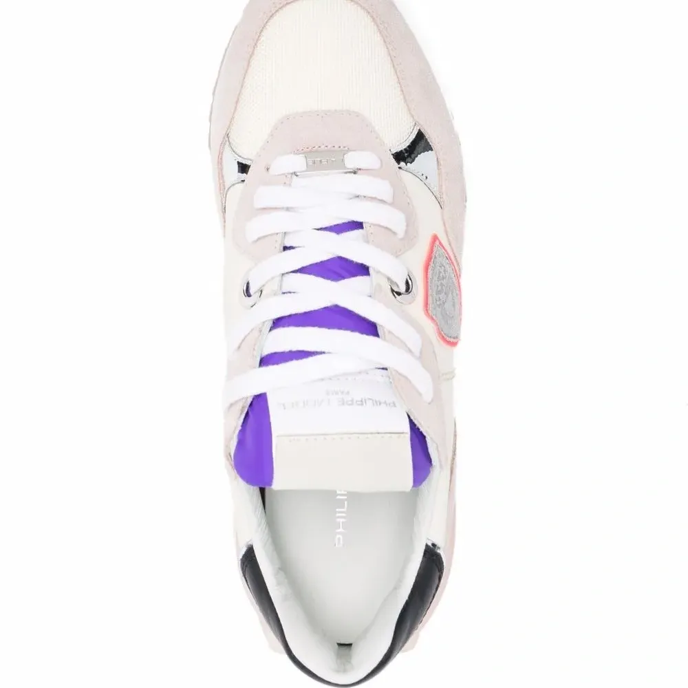 кроссовки со вставками в стиле колор-блок