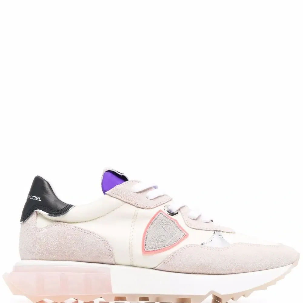 кроссовки со вставками в стиле колор-блок