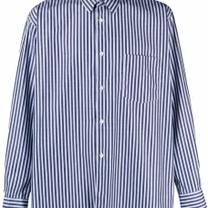 Полосатая рубашка на пуговицах