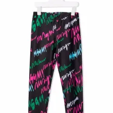 Легинсы с эластичным поясом и логотипом Легинсы с эластичным поясом и логотипом